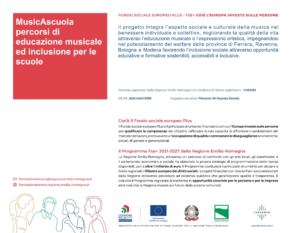 MusicAscuola percorsi di educazione musicale ed inclusione per le scuole